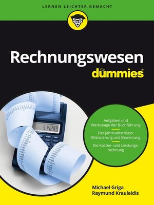 cover image of Rechnungswesen für Dummies